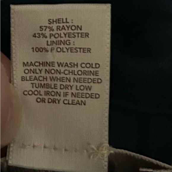 LOFT Blue Green Plaid Long Sleeve Button Front Mini Dress Size XS - Picture 5 of 7